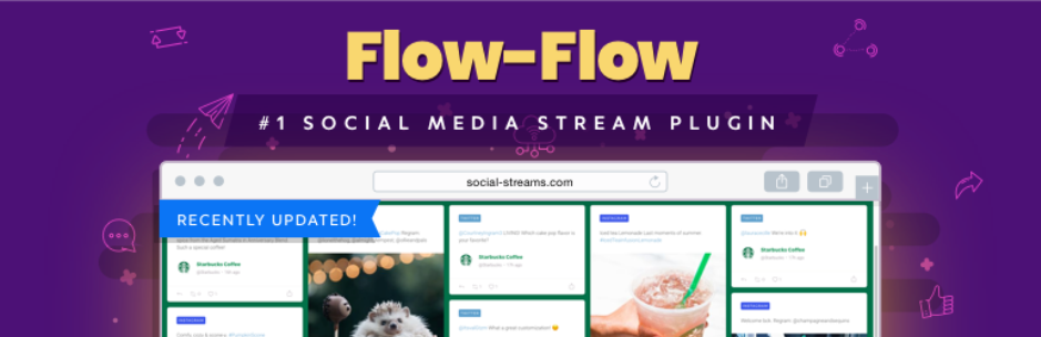 Flux de flux social Flow-Flow