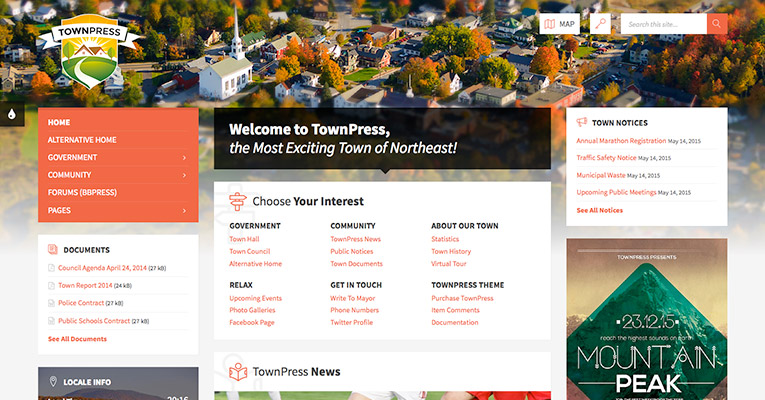 townpress-municipalité-wordpress-theme