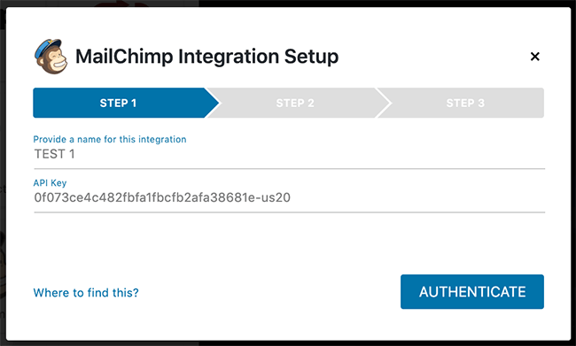13 Intégration de MailChimp