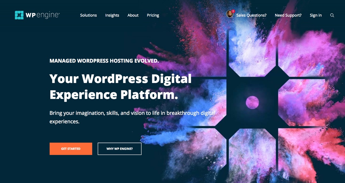 WP Engine : Hébergement WordPress géré Premium