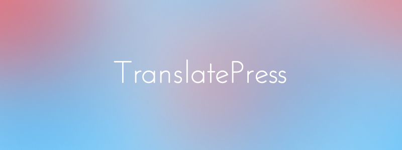Plugin WordPress multilingue TranslatePress