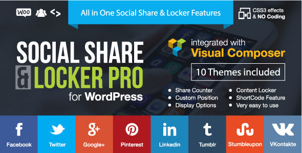 Plugin WordPress de partage social et de casier Pro