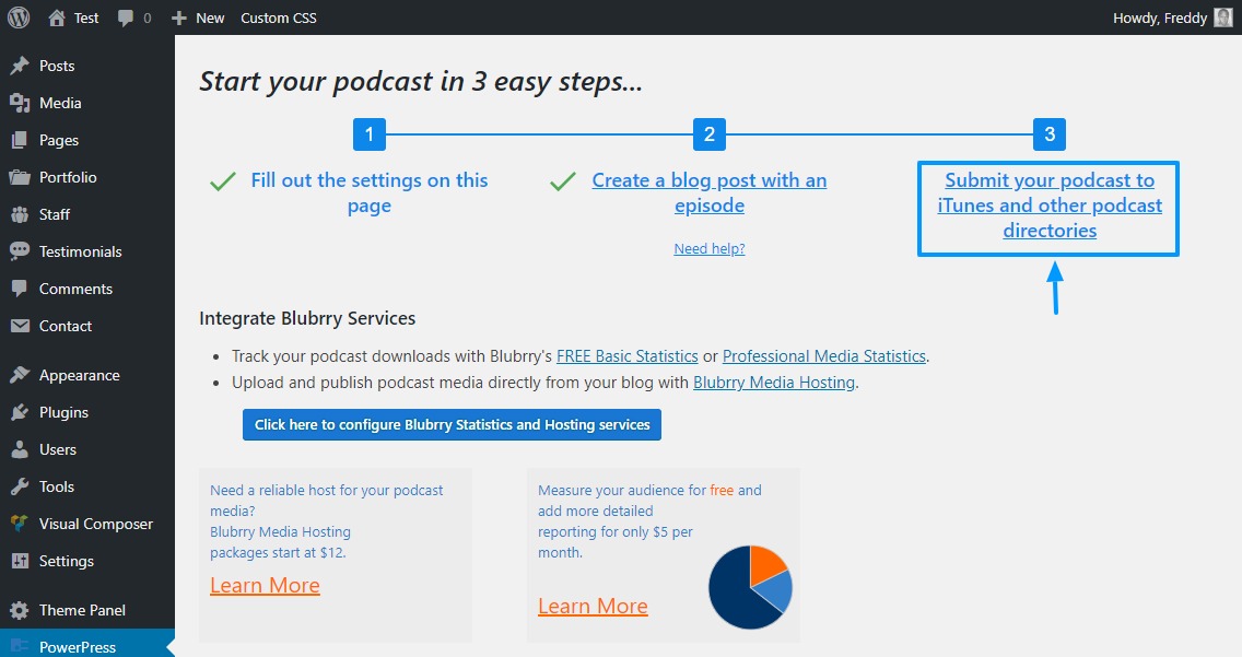 soumettre un podcast à des répertoires de podcast à l'aide du plugin powerpress