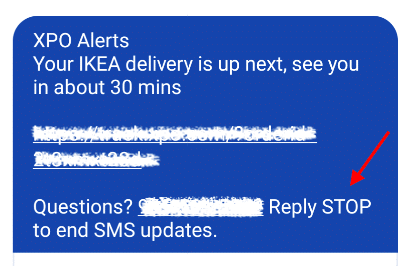 IKEA se désengage des notifications par SMS