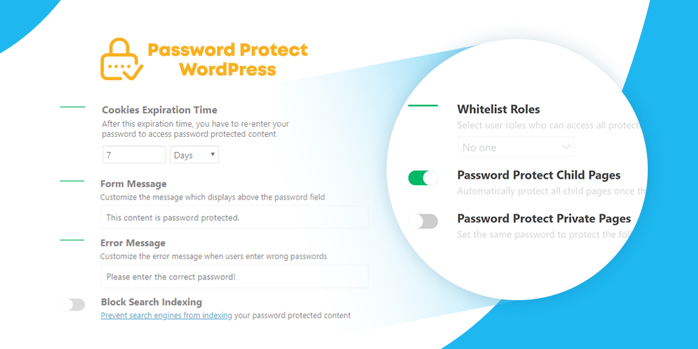 Protéger par mot de passe WordPress Pro