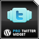 Plugin Twitter Widget Pro