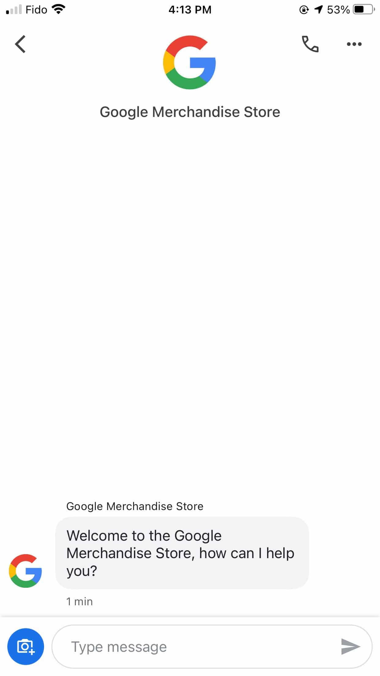 Google Merchandise Store
