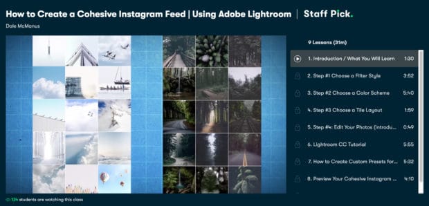 Comment créer un flux Instagram cohérent à l'aide d'Adobe Lightroom par Skillshare