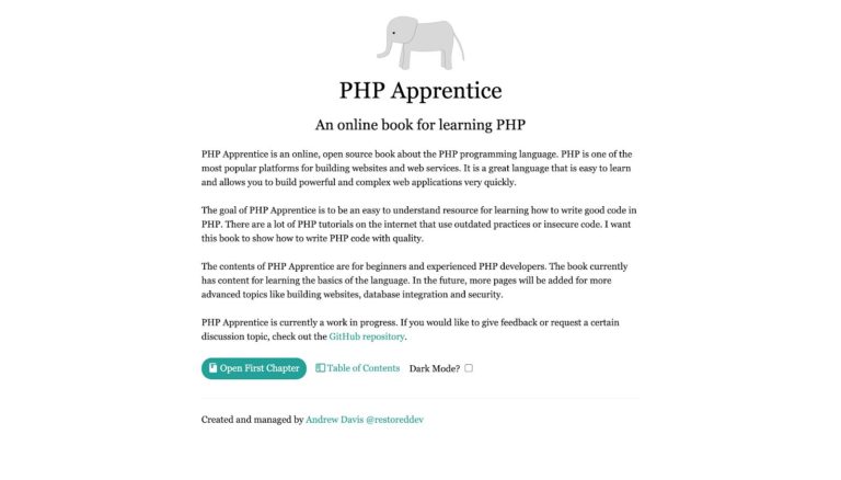 Apprenti PHP