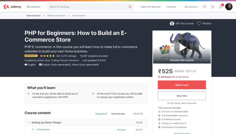 Construire une boutique de commerce électronique avec PHP
