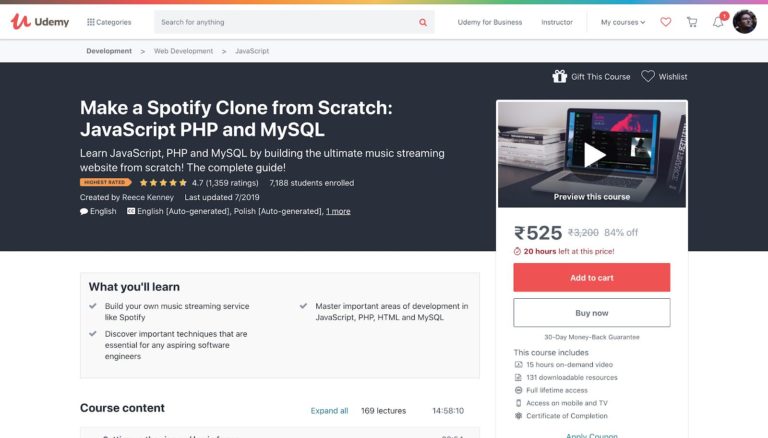 Créer un clone Spotify avec PHP