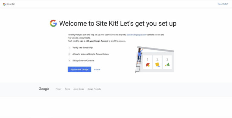 Le site Web du kit de sites Google.