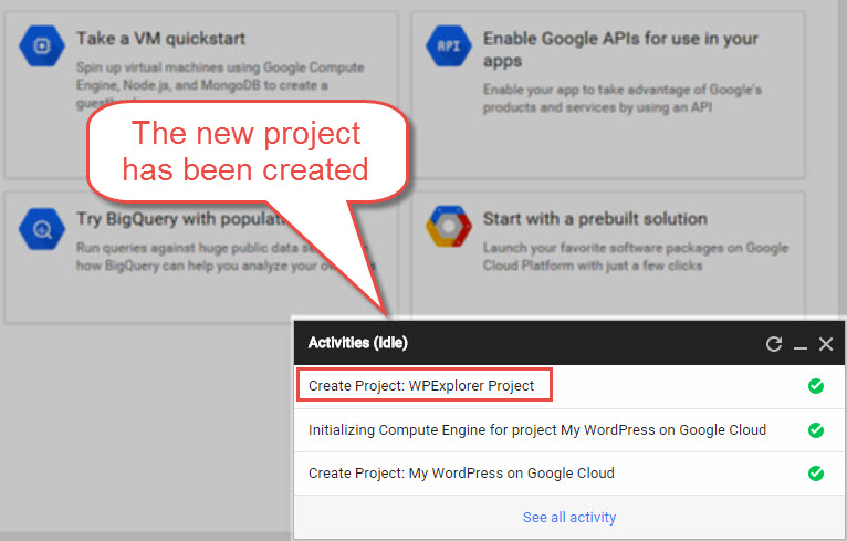 Notification de création de nouveau projet google-cloud-wordpress-011