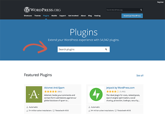 Répertoire des plugins WordPress