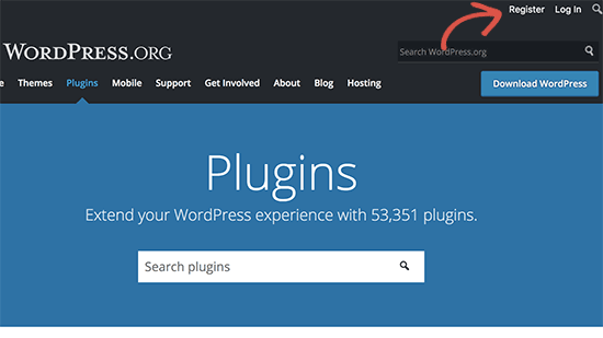Créer un compte WordPress.org gratuit