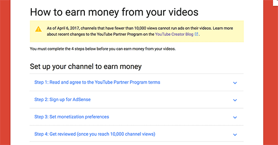Gagnez de l'argent avec des vidéos sur YouTube
