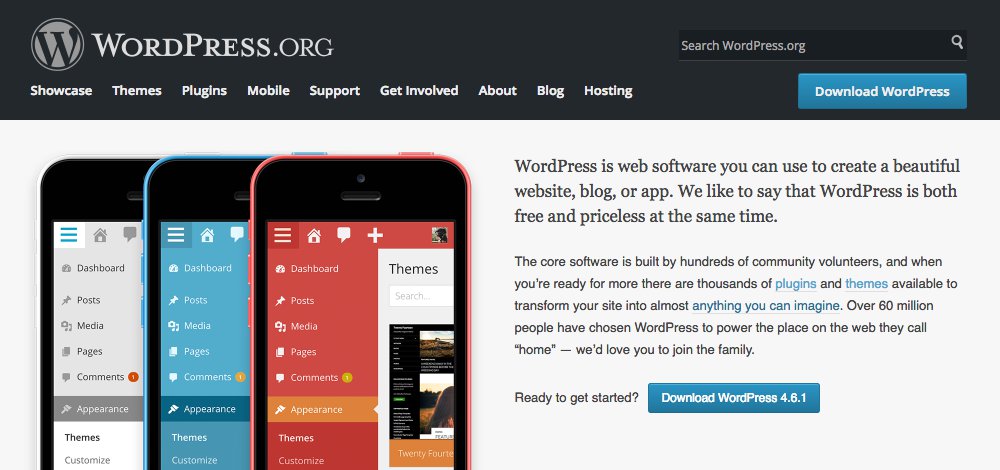 WordPress.org, WordPress auto-hébergé