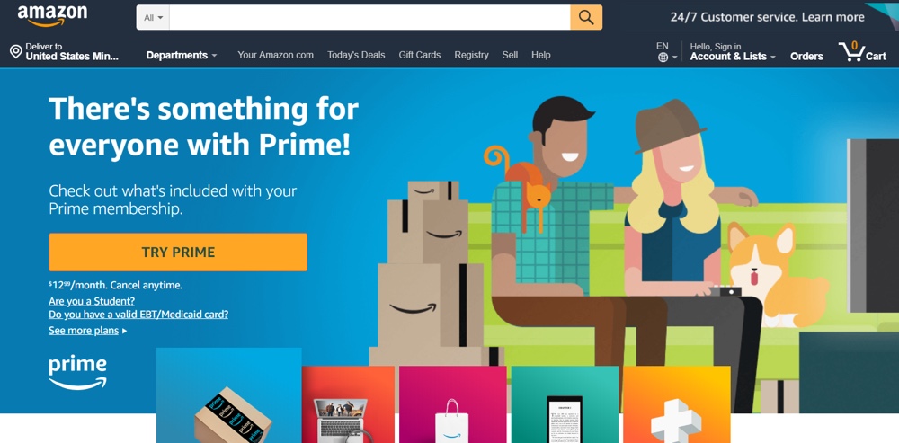 CTA Amazon Prime