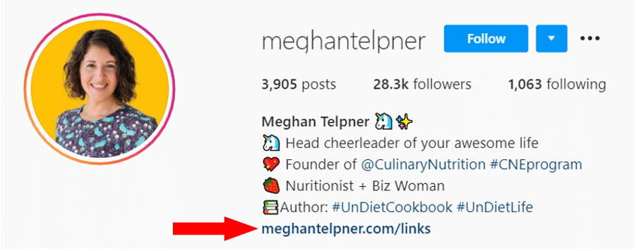 Compte Instagram de l'arbre à liens de Meghan Telpner