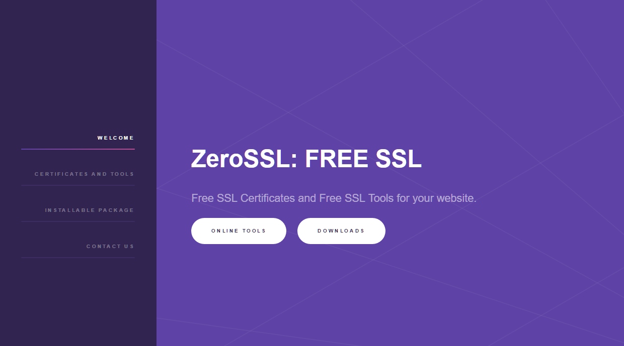 zerossl-site-web