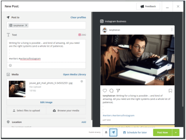 Comment publier sur Instagram depuis un PC avec Themelocal
