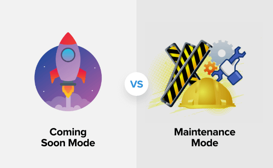 Prochainement vs mode maintenance quelle est la difference