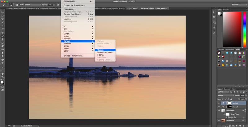 Tutoriel Adobe Photoshop Comment ajouter des faisceaux lumineux aux images