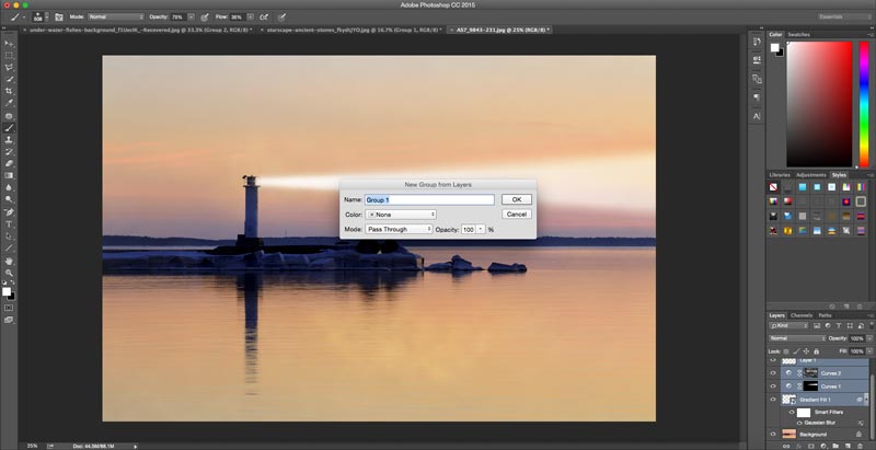 Tutoriel Adobe Photoshop Comment ajouter des faisceaux lumineux aux images