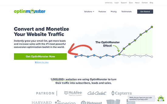Site Internet OptinMonster