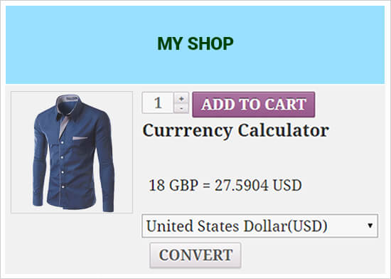 Intégration de WooCommerce avec le calculateur de devises