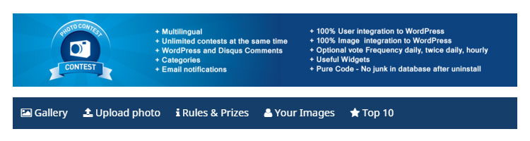 Plugin WordPress Concours Photo