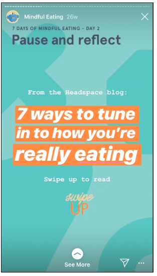 Sondage Headspace Instagram partie 3
