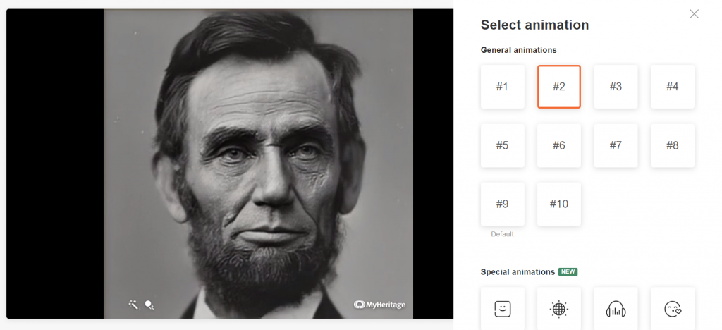 Comment animer de vieilles photos avec MyHeritage