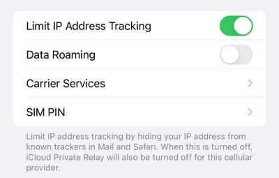 ios 15 2 beta 3 limiter le suivi des adresses IP
