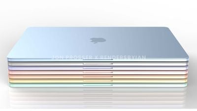 Prosser macbook air couleurs empilés