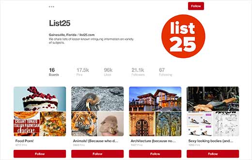 Utiliser Pinterest pour augmenter le nombre d'abonnés par e-mail