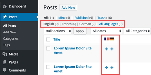 Créer du contenu multilingue dans WordPress avec WPML