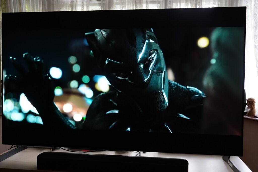 Black Panther en Dolby Vision IQ sur LG G1