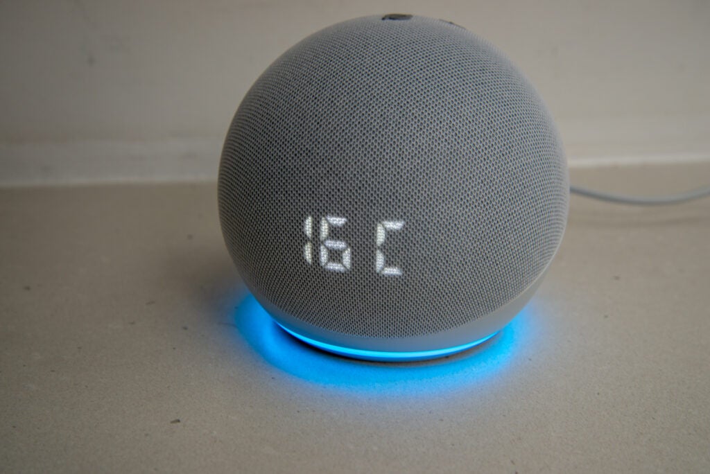 Météo Amazon Echo Dot avec horloge (4e génération)