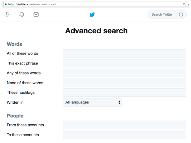 rechercher les anciens tweets twitter champs de recherche avancée