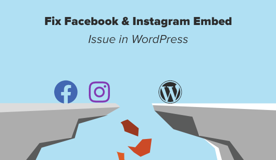 Résoudre le problème oEmbed Facebook et Instagram dans WordPress