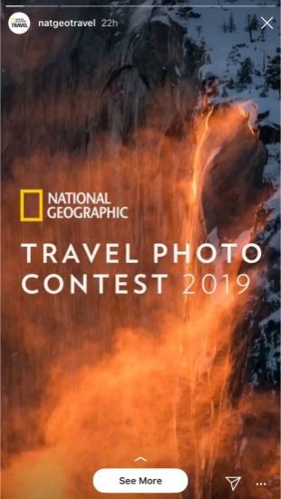 Concours National Geographic Stories Instagram