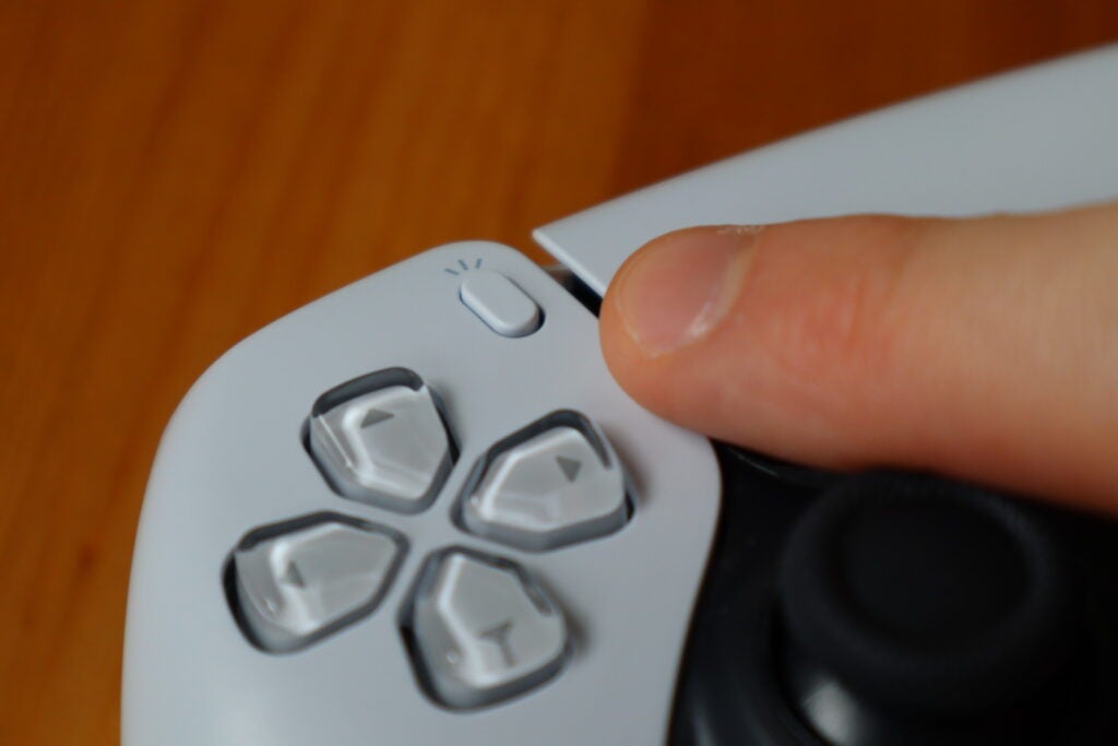 Le bouton Partager de la manette PS5 DualSense