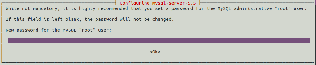 Mot de passe racine MySQL