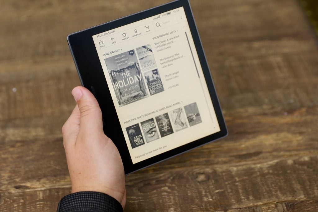 Kindle Oasis 2019 accueil 2