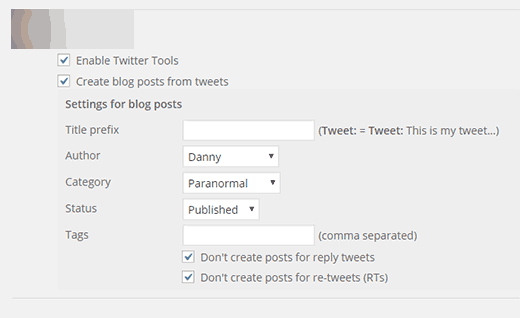 Outils Twitter archivant vos tweets sous forme de publications dans WordPress