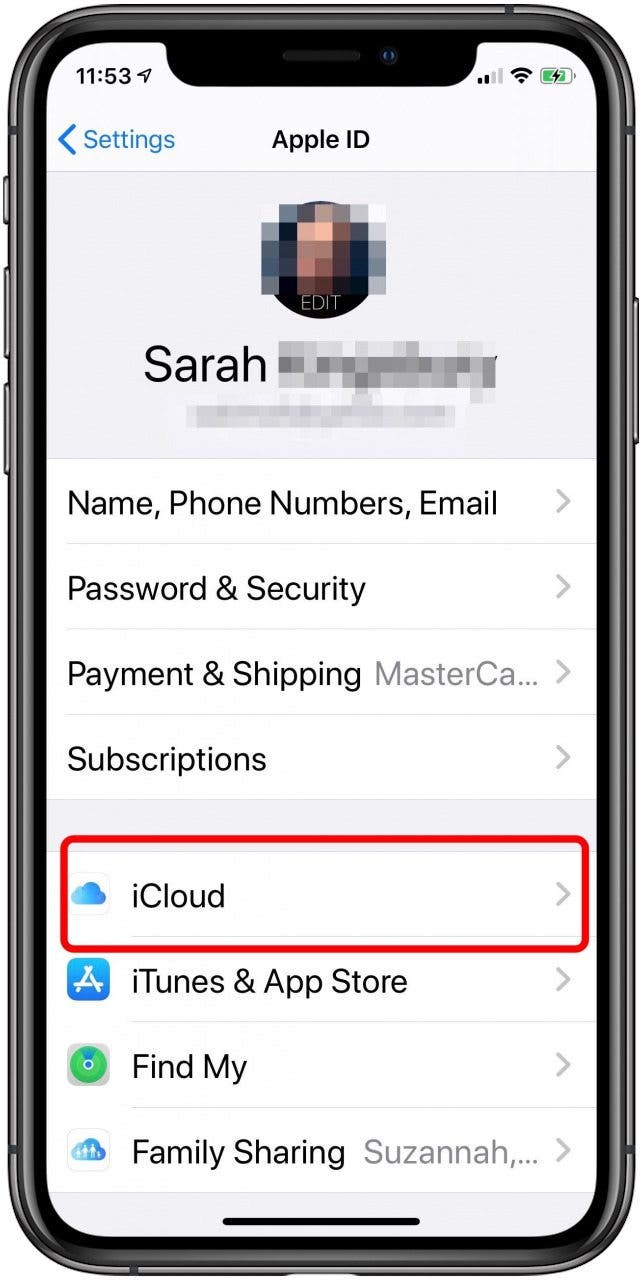 synchroniser les contacts iPhone avec iCloud 