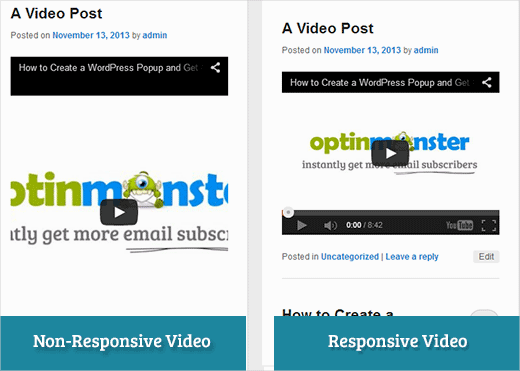 Rendre vos vidéos YouTube réactives dans WordPress