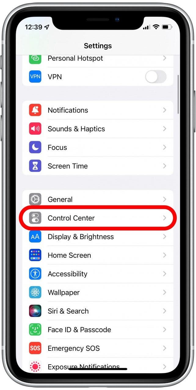 changer la taille du texte sur iPhone une seule application