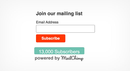 Comment afficher votre nombre dabonnes MailChimp dans WordPress